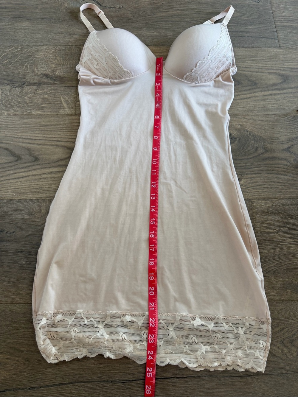Assets by Spanx Size L Nude Built-In Bra Shaping Slip - Picture 6 of 7
